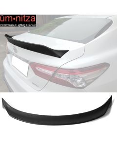 Fits 18-23 Toyota Camry Highkick Duckbill Matte Black Rear Trunk Wing Spoiler