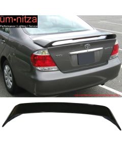 Fits 02-06 Toyota Camry Sedan OE Factory Style Trunk Spoiler Painted #202 Black