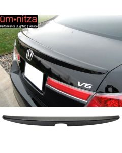 Fits 08-12 Accord Sedan OE Trunk Spoiler Painted #NH731P Crystal Black Pearl