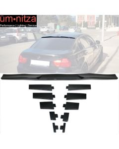 Universal Adjustable Top Roof Spoiler Wing Rear Window Visor Carbon Fiber Print