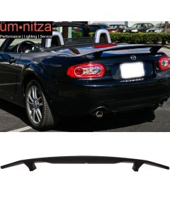 Fits 90-97 Mazda Miata Convertible Ikon Type A Trunk Spoiler Matte Black ABS