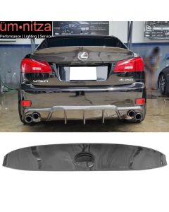 Fits 06-13 Lexus IS250 IS350 Sedan WD Style CF Carbon Fiber Rear Trunk Spoiler