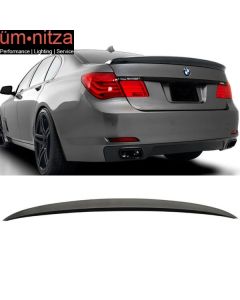 Fits 09-15 Fit BMW 7 Series F01 AC Style Unpainted ABS Trunk Spoiler Wing