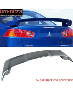 Fits 08-17 Mitsubishi Lancer OE Trunk Spoiler Painted #U17 Mercury Gray Metallic