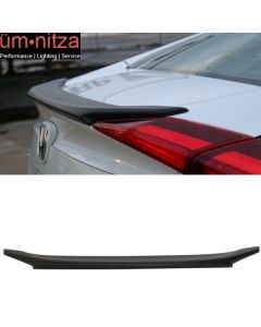 Fits 16-18 Civic X 10th Sedan Factory Style Flush Mount Trunk Spoiler Unpainted