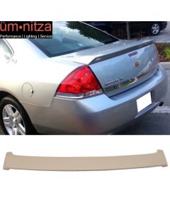 Fits 06-13 Chevrolet Chevy Impala OE Factory Style Rear Trunk Spoiler Wing - ABS