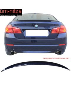 Fits 11-16 BMW 5-Series F10 P Style Trunk Spoiler #A89 Imperial Blue Metallic