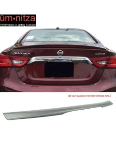 Fits 16-18 Maxima A36 OE Factory Trunk Spoiler Brilliant Silver Metallic #K23