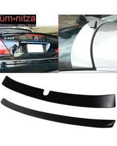 Fits 03-05 Benz E Class W211 Sedan L Type Trunk Spoiler & Roof Wing ABS