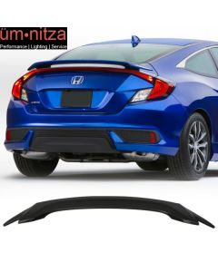 Fits 16-18 Honda Civic X 10th GEN 2Dr Coupe OE Factory Style Trunk Spoiler - ABS