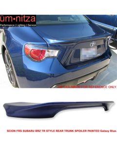 Fits 13-20 Scion FRS Subaru BRZ Toyota GT86 TRD Rear Trunk Spoiler Wing E8H Blue