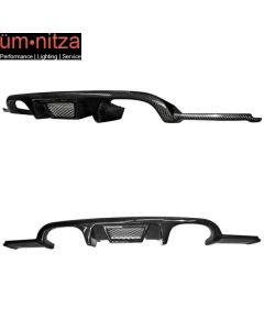 Fits 08-13 Fit BMW E90 E92 E93 M3 Coupe HM II Style Rear Bumper Lip Diffuser Carbon