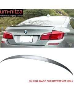 11-16 BMW F10 Sedan 4Dr M5 Style Painted Trunk Spoiler #A52 Space Gray Metallic