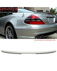 Fits 03-11 Benz R230 SL-Class AMG Style Rear Trunk Spoiler Painted #960 White