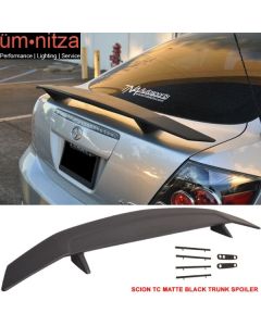 Fits 05-10 Scion tC Matte Black Rear Trunk Spoiler Wing Lip ABS