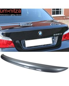 04-10 Fit BMW E60 5-Series M5 Trunk Spoiler Painted #A08 Sterling Silver Metallic