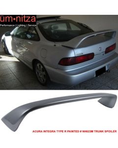 Fits 94-01 Acura Integra Type R Hatchback Trunk Spoiler Painted #NH623M Silver