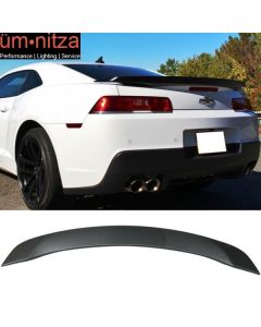 Fits 14-15 Chevy Camaro OE Type Trunk Spoiler Painted Ashen Gray Metallic - ABS