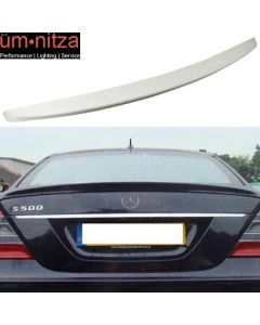 Fits 07-13 Benz S-Class W221 AMG Trunk Spoiler Painted Alabaster White # 960