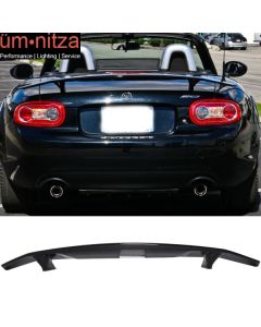 Fits 06-15 Mazda Miata Convertible Ikon Type A Trunk Spoiler Wing-Gloss Black