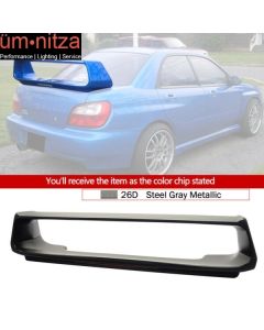 Fits 02-07 Subaru Impreza WRX STI Trunk Spoiler Painted #26D W/ LED Brake Light