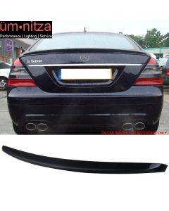 Fits 07-13 Benz S-Class W221 Trunk Spoiler Painted #890 Cavansitblau Metallic