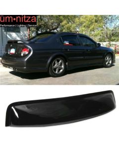 Fits 00-03 Nissan Maxima 5th Gen A33 OE Style Rear Roof Window Spoiler Wing ABS