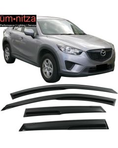 Fits 13-16 Mazda CX5 Mugen Style Window Visors Acrylic Sun Windshield 4PCS