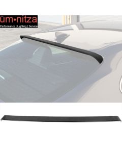 Fits 18-23 Toyota Camry IKON Rear Roof Spoiler Top Window Visor Matte Black ABS