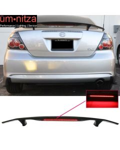 Fits 05-10 Scion tC Rear Trunk Spoiler w/ LED 3RD Brake Light Gloss Black ABS