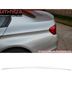 Fits 11-16 5-Series F10 Performance Trunk Spoiler Painted #354 Titanium Silver