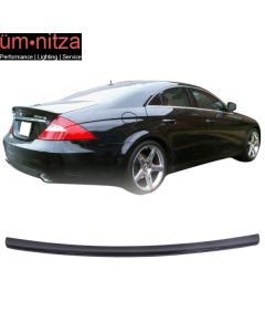 Fits 05-10 Benz W219 CLS-Class AMG Style Painted #040 Black Rear Trunk Spoiler