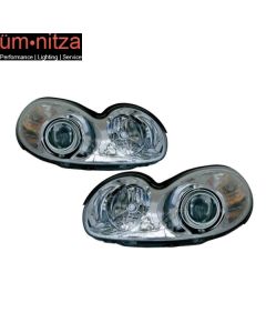 Fits 02-05 Hyundai Sonata OE Factory Style Headlights Lamps RH LH Pair