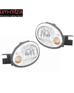 Fits 03-05 Dodge Neon Chrome RH LH Headlights