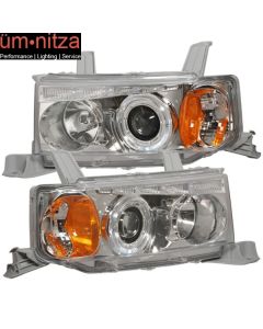 Fits 04-06 Scion xB CCFL Halo Projector Headlights LED Amber Corner Head Lights