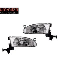 Fits 98-00 Toyota Corolla RH LH Headlights Lamps