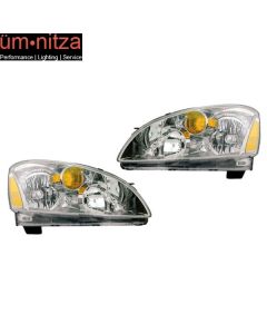 Fits 02-04 Nissan Altima RH LH Headlights Without HID