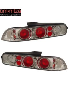 Fits 94-01 Acura Integra 2Dr 3Dr Tail Lights G2 Chrome