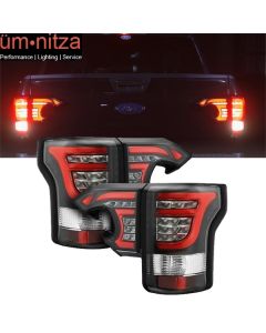 Fits 15-17 Ford F-150 F150 BR Style 2PCS Passenger Driver Side Tail Lamp Lights