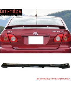 Fits 03-08 Toyota Corolla OE Style LED Brake Rear Trunk Spoiler Wing 209 Black