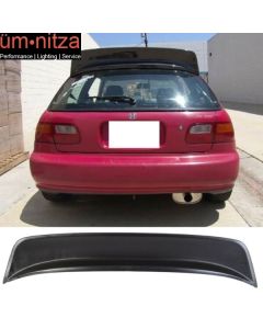 Fits 92-95 Honda Civic EG6 Hatchback BYS Style Roof Spoiler Wing