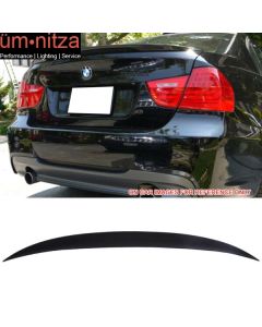 Fits 06-11 Fit BMW E90 Sedan Performance Unpainted ABS High Kick Trunk Spoiler