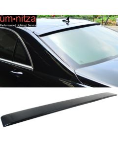 Fits 07-13 Benz W221 Sedan L Type Painted Roof Spoiler #755 Steel Gray Metallic