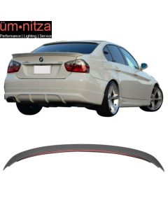 Fits 06-11 BMW E90 3-Series 4-Door Sedan A Style Rear Trunk Spoiler Wing Lip ABS