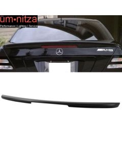 Fits 01-07 Benz C-Class W203 Sedan Unpainted Trunk Spoiler - ABS