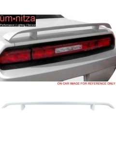 Fits 08-19 Dodge Challenger OE Painted Trunk Spoiler Bright White #PW7 Go Wing