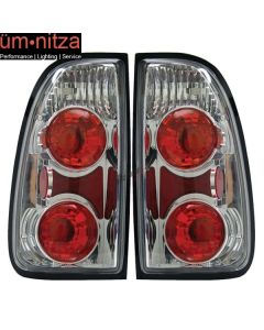 Fits 00-04 Toyota Tundra Tail Lights Lamps Chrome