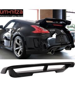 Fits 09-21 Nissan 370Z Z34 N Style ABS Trunk Spoiler Painted #G41 Black Metallic