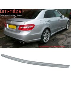 10-16 Benz W212 Sedan AMG Painted Trunk Spoiler #792 Palladium Silver Metallic