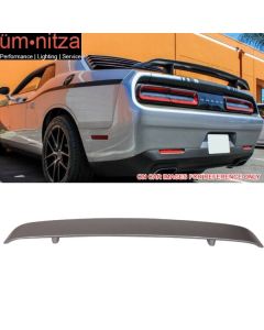 Fits 08-19 Dodge Challenger OE Style Trunk Spoiler Painted #PSC Billet Metallic